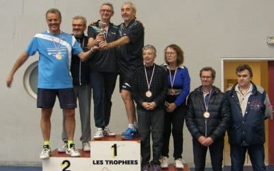 Martine PONTILLE, Bruno FRERY et Marc STARON gagnent au tournoi régional vétérans