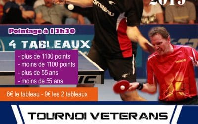 Résultats du tournoi Départemental Vétérans – 22 février