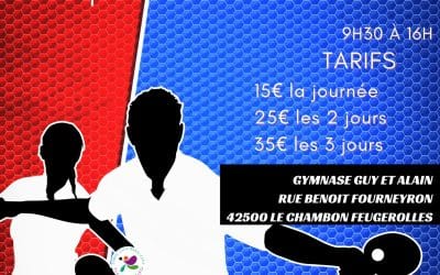 Stage de tennis de table – Avril 2024