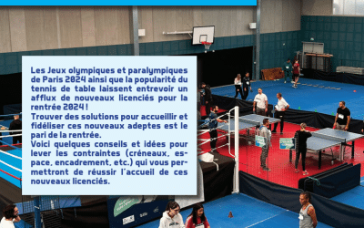Réussir l&rsquo;accueil : accompagnement des clubs pour la rentrée !