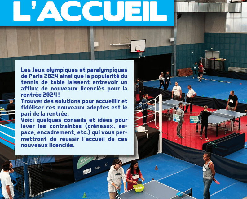 Réussir l&rsquo;accueil : accompagnement des clubs pour la rentrée !