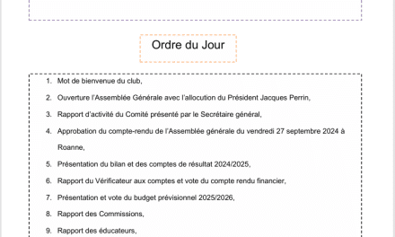 Compte-Rendu Assemblée Générale 2024/2025