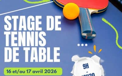 Stage de tennis de table à Montrond-les-Bains