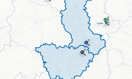Carte des stages de tennis de table en Loire et Haute-Loire