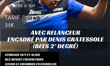 Stage Elite Jeunes (classement minimum 900 points)