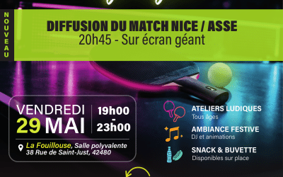 Ping Pong by Night : une soirée festive à La Fouillouse