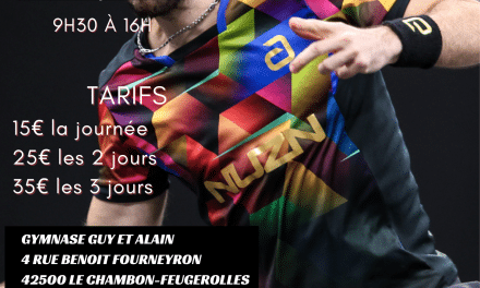 Stage de reprise du Comité – Août 2026 – tennis de table