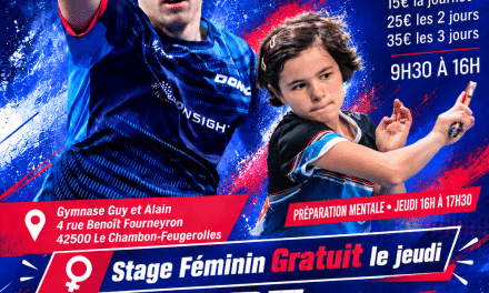 Stage de tennis de table – Octobre 2026