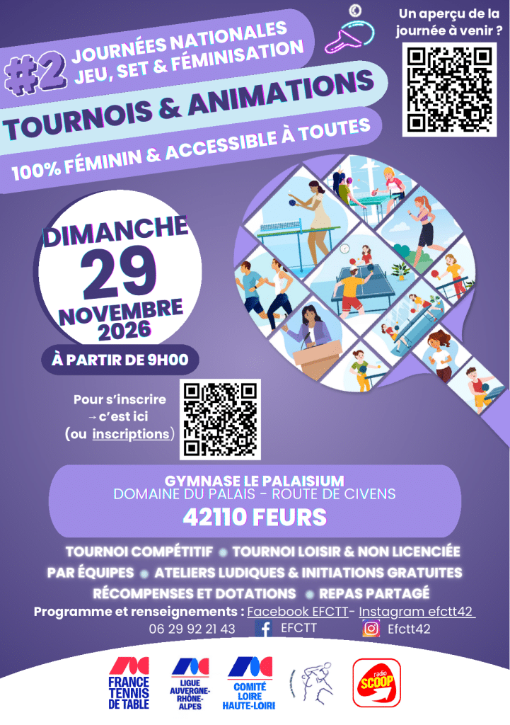 Tournoi National Féminin – Feurs 2026