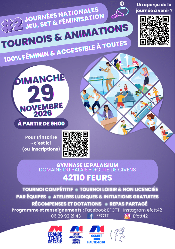 Tournoi National Féminin – Feurs 2026